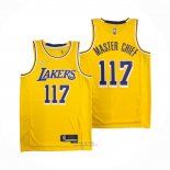 Maglia Los Angeles Lakers x X-box Master Chief #117 Giallo