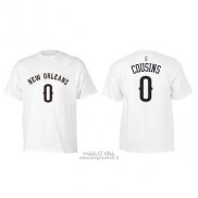 Maglia Manica Corta Demarcus Cousins New Orleans Pelicans Bianco