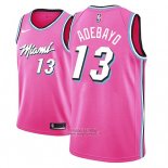 Maglia Miami Heat Bam Adebayo #13 Earned 2018-19 Rosa