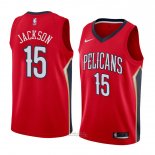 Maglia New Orleans Pelicans Frank Jackson #15 Statement 2018 Rosso