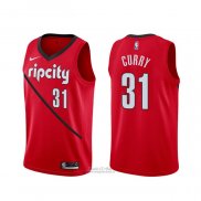 Maglia Portland Trail Blazers Seth Curry #31 Earned Rosso