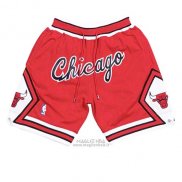 Pantaloncini Chicago Bulls Just Don Rosso2