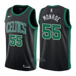 Maglia Boston Celtics Greg Monroe #55 Statehombret 2017-18 Nero