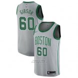 Maglia Boston Celtics Jonathan Gibson #60 Citta 2017-18 Grigio
