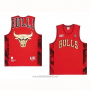 Maglia Chicago Bulls x AAPE Rosso