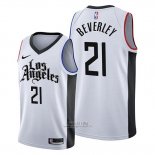 Maglia Los Angeles Clippers Patrick Beverley #21 Citta Edition Bianco