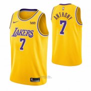 Maglia Los Angeles Lakers Carmelo Anthony #7 Icon 2020 Giallo