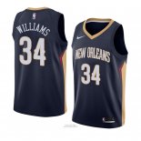 Maglia New Orleans Pelicans Kenrich Williams #34 Icon 2018 Blu