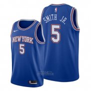 Maglia New York Knicks Dennis Smith Jr. #5 Statement Blu