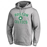 Felpa con Cappuccio Boston Celtics Grigio3