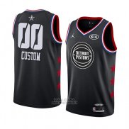Maglia All Star 2019 Detroit Pistons Personalizzate Nero