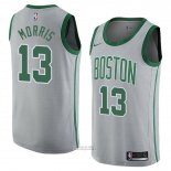 Maglia Boston Celtics Marcus Morris #13 Citta 2018 Grigio