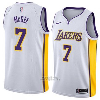 Maglia Los Angeles Lakers Javale McGee #7 Association 2018 Bianco