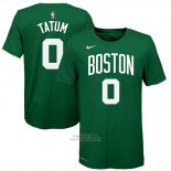 Maglia Manica Corta Jayson Tatum Boston Celtics 2019 Verde