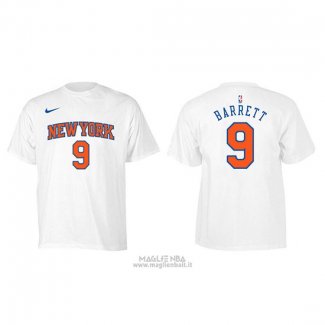 Maglia Manica Corta R.j. Barrett New York Knicks Bianco2