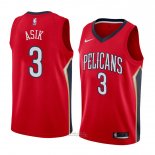 Maglia New Orleans Pelicans Omer Asik #3 Statement 2018 Rosso