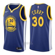 Nike Maglia Golden State Warriors Stephen Curry #30 2017-18 Blu