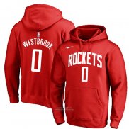 Felpa con Cappuccio Russell Westbrook Houston Rockets Rosso3