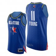 Maglia All Star 2020 Eastern Conference Trae Young #11 Blu
