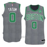 Maglia Boston Celtics Jayson Tatum Natale 2018 Verde