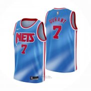 Maglia Brooklyn Nets Kevin Durant #7 Classic 2020-21 Blu