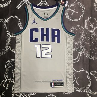 Maglia Charlotte Hornets Kelly Oubre JR. #12 Icon 2020-21 Verde