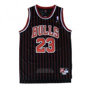 Maglia Chicago Bulls Michael Jordan #23 Throwback 1995-96 Nero