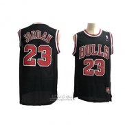 Maglia Chicago Bulls Michael Jordan #23 Throwback Nero2
