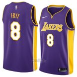 Maglia Los Angeles Lakers Channing Frye #8 Statement 2018 Viola