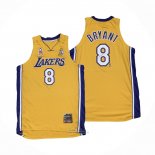 Maglia Los Angeles Lakers Kobe Bryant #8 Mitchell & Ness 2001-02 Giallo