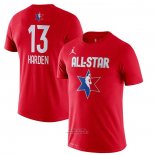 Maglia Manica Corta All Star 2020 Houston Rockets James Harden Rosso