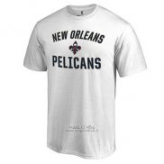 Maglia Manica Corta New Orleans Pelicans Bianco