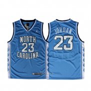Maglia NCAA North Carolina Tar Heels Michael Jordan #23 Blu