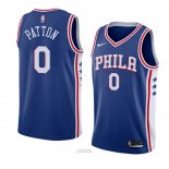 Maglia Philadelphia 76ers Justin Patton #0 Icon 2018 Blu